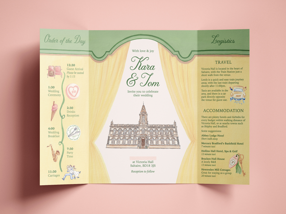 Kara & Tom – Wedding Stationary