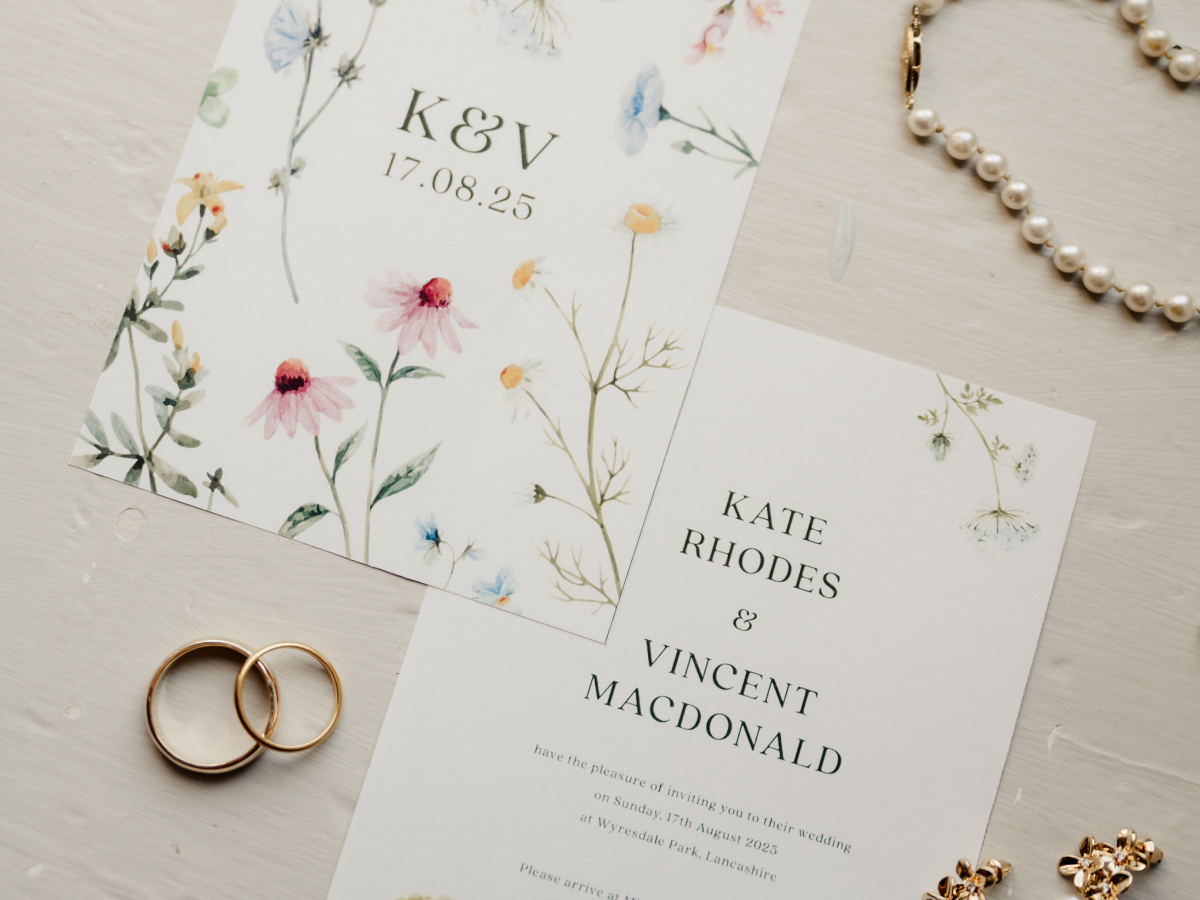 Kate & Vincent – Wedding Stationary